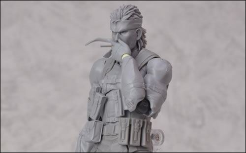 Le making of de la figurine Figma de Solid Snake