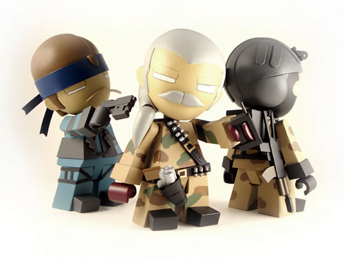 Rohby et Metal Gear Solid au Toy Art Galery