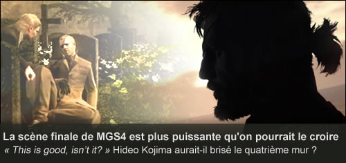 La scne finale de Metal Gear Solid 4 est bien plus puissante qu'on pourrait le croire