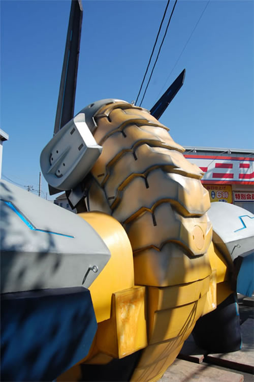 Une statue de Jehuty dans les rues de Tokyo