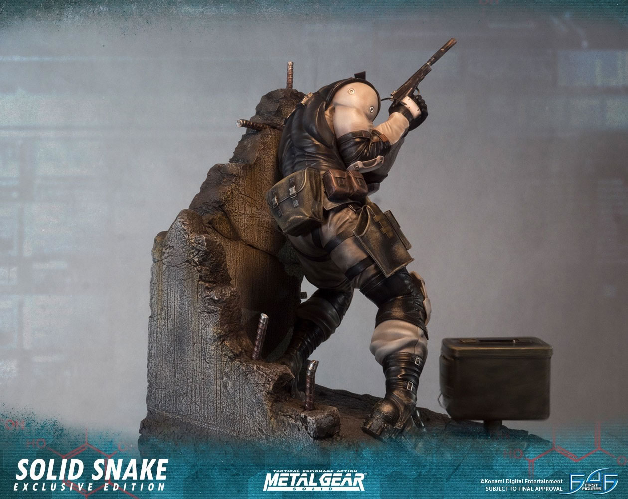 First4Figures dvoile une nouvelle statuette dtaille et imposante de Solid Snake