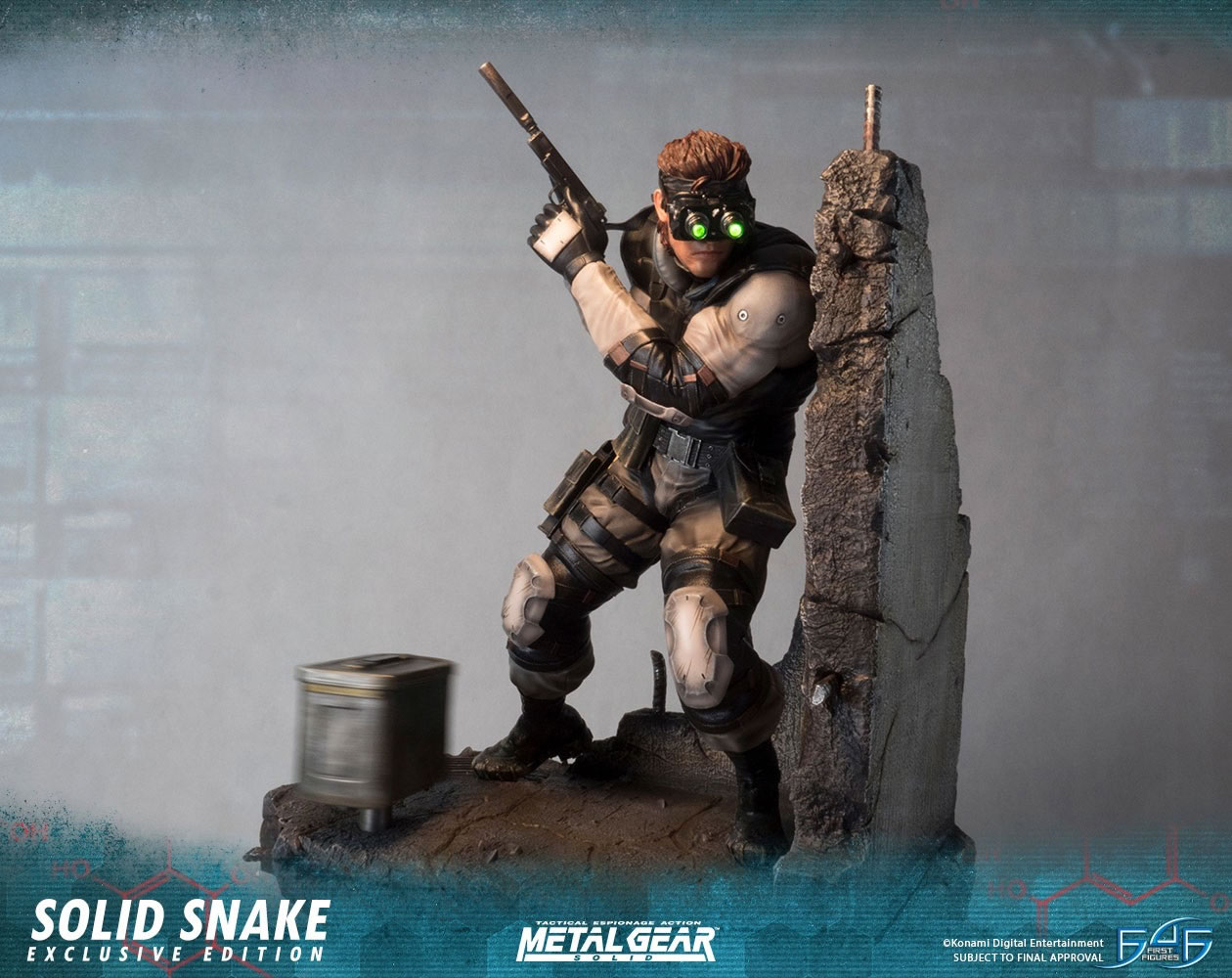 First4Figures dvoile une nouvelle statuette dtaille et imposante de Solid Snake