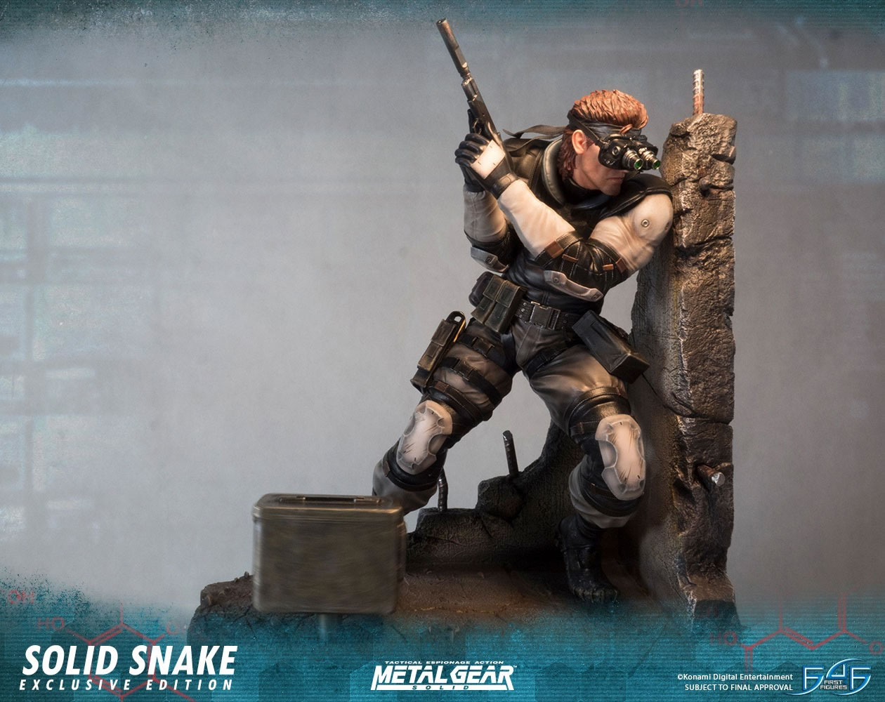 First4Figures dvoile une nouvelle statuette dtaille et imposante de Solid Snake