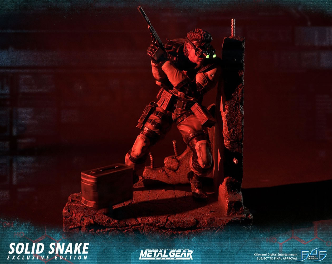 First4Figures dvoile une nouvelle statuette dtaille et imposante de Solid Snake