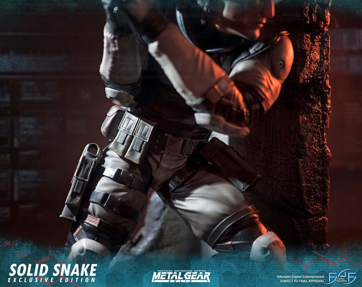 First4Figures dvoile une nouvelle statuette dtaille et imposante de Solid Snake