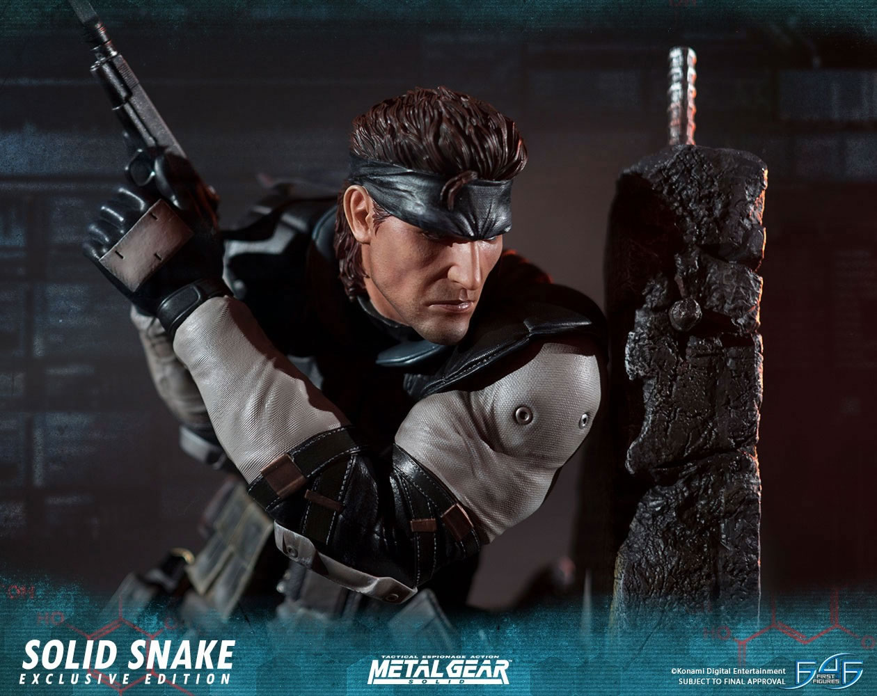 First4Figures dvoile une nouvelle statuette dtaille et imposante de Solid Snake