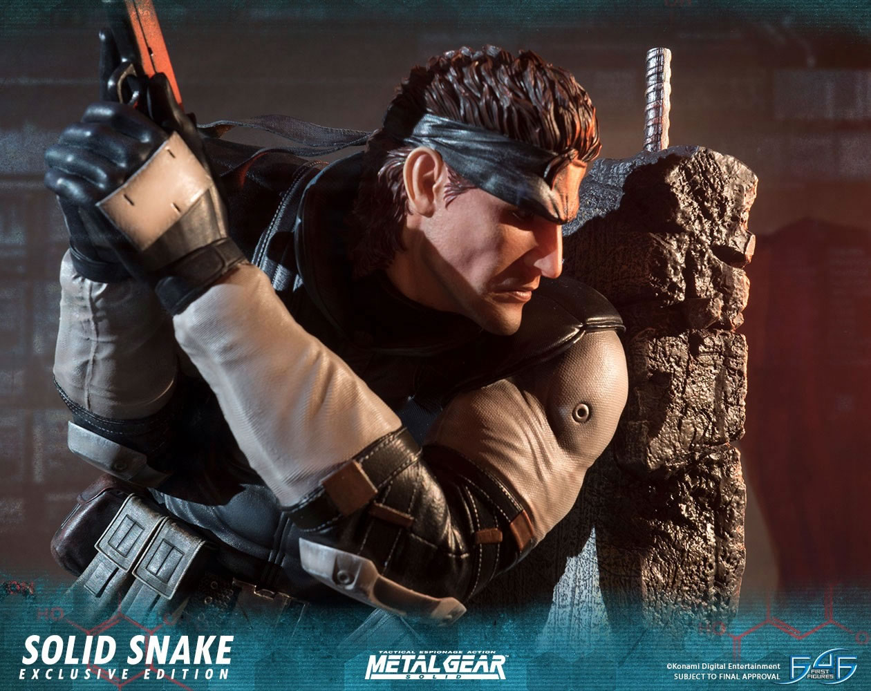 First4Figures dvoile une nouvelle statuette dtaille et imposante de Solid Snake