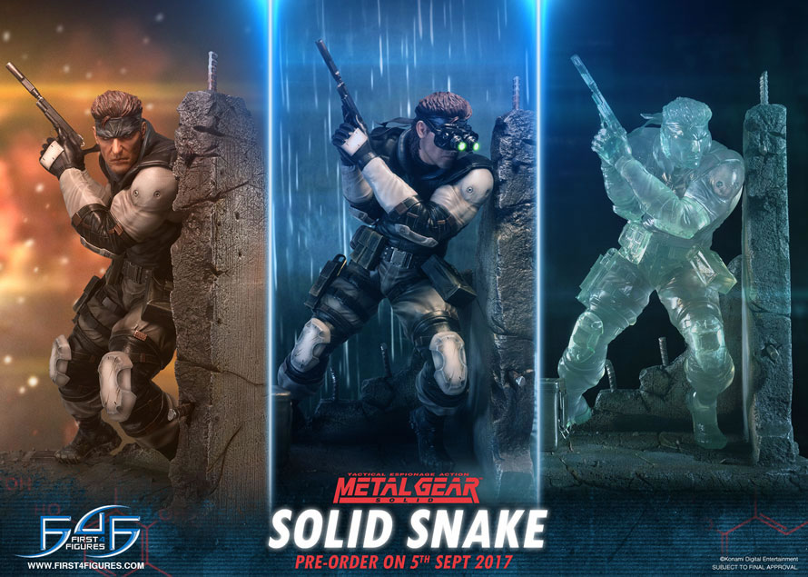 First4Figures dvoile une nouvelle statuette dtaille et imposante de Solid Snake