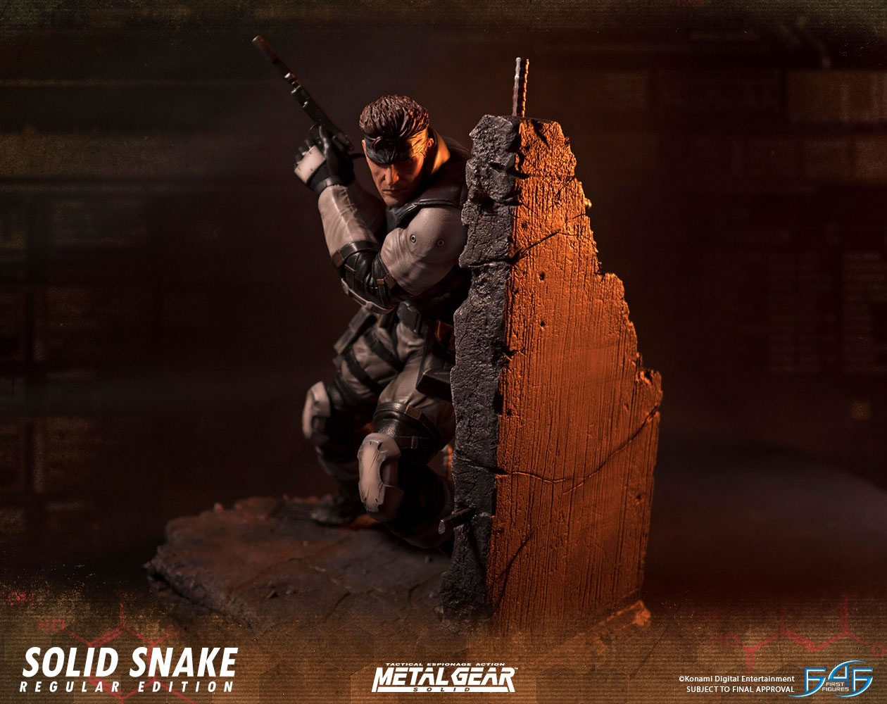 First4Figures dvoile une nouvelle statuette dtaille et imposante de Solid Snake