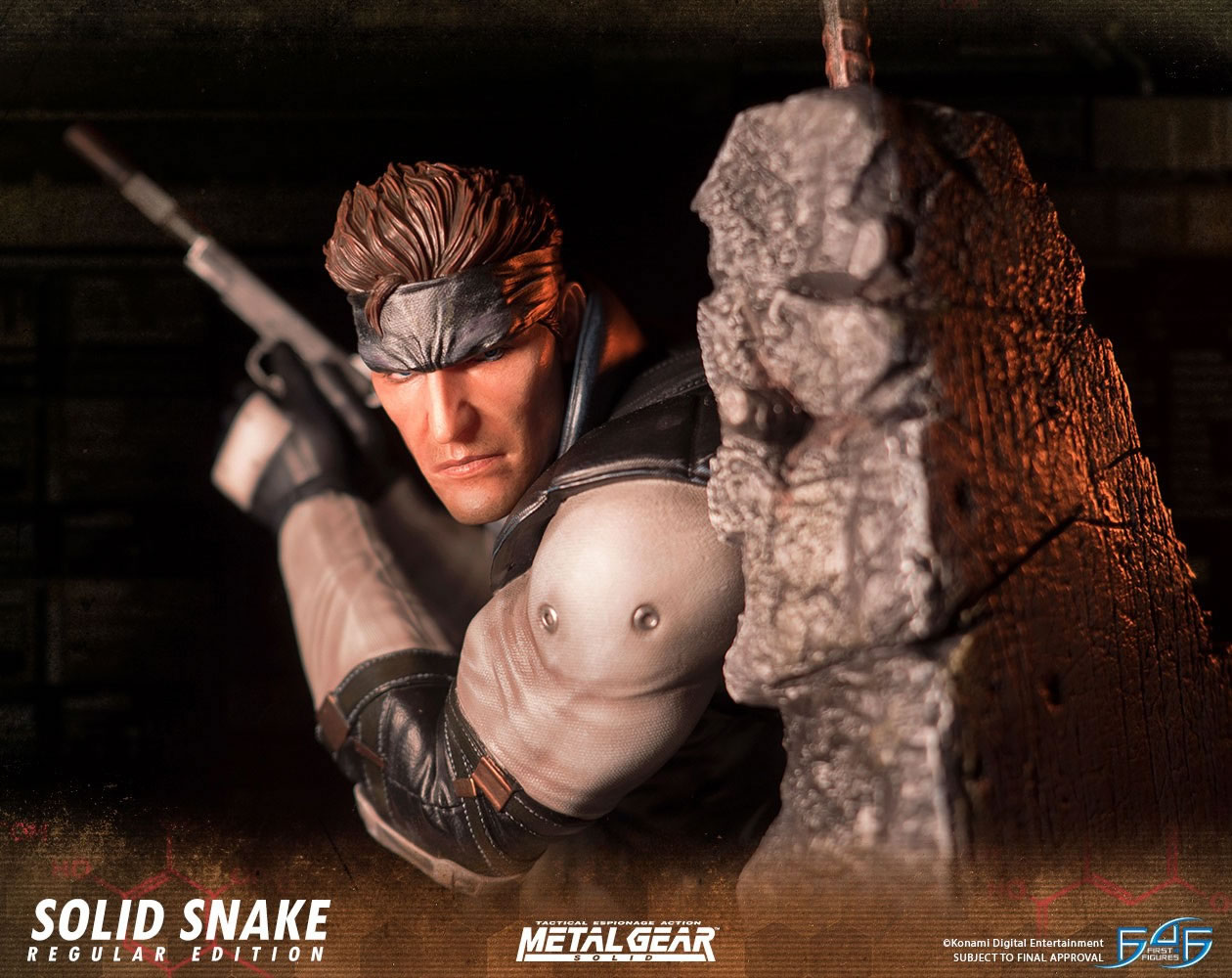 First4Figures dvoile une nouvelle statuette dtaille et imposante de Solid Snake