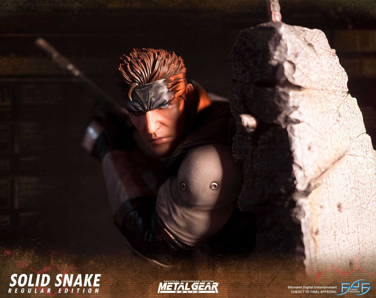 First4Figures dvoile une nouvelle statuette dtaille et imposante de Solid Snake