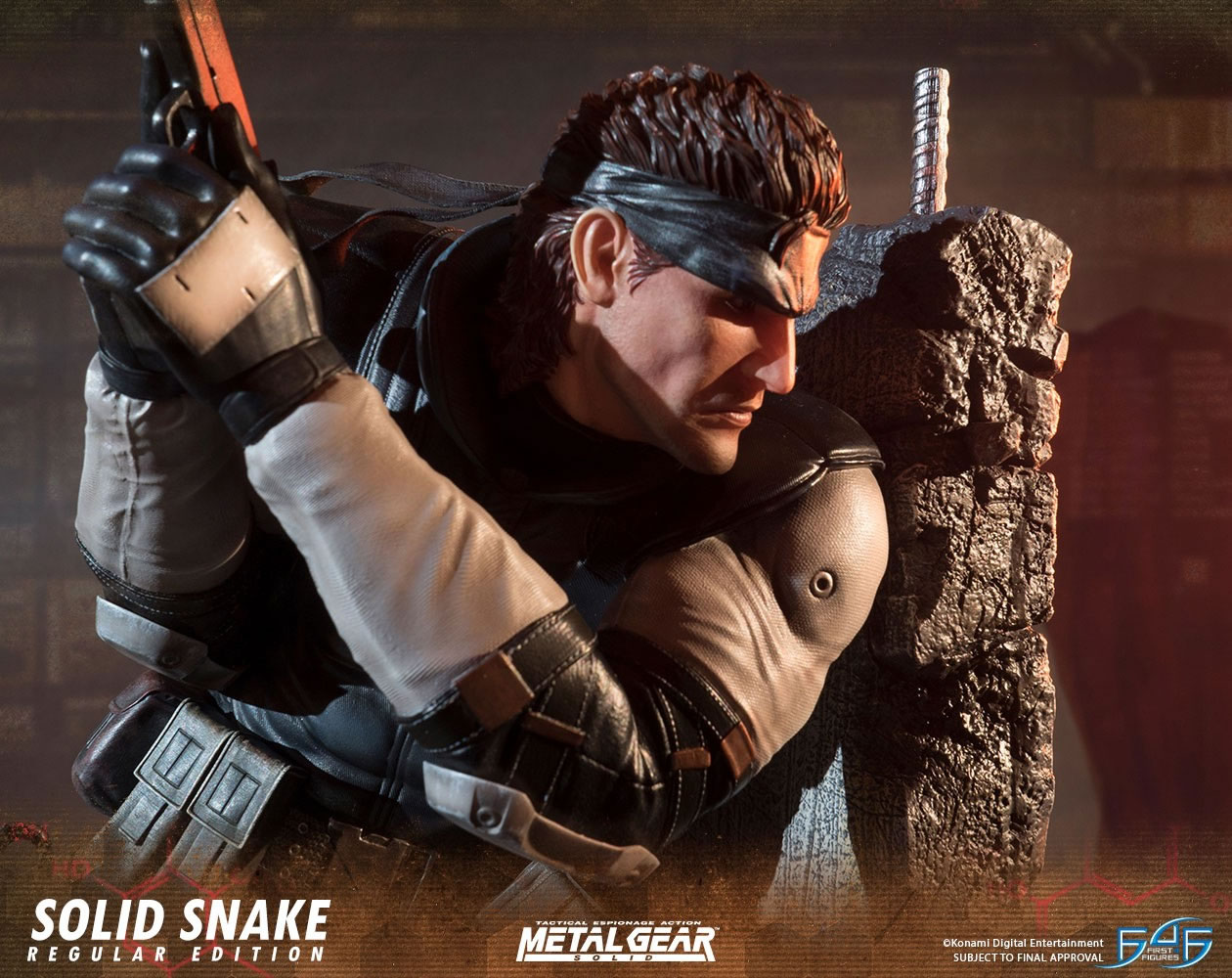 First4Figures dvoile une nouvelle statuette dtaille et imposante de Solid Snake