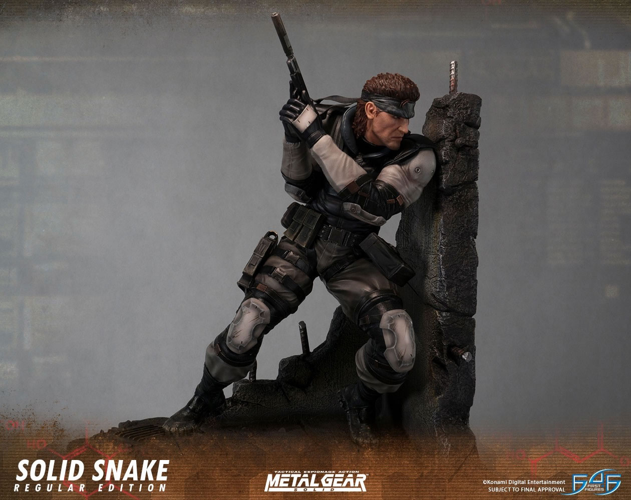 First4Figures dvoile une nouvelle statuette dtaille et imposante de Solid Snake