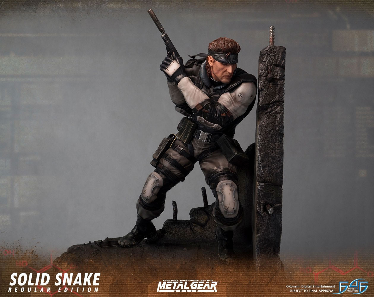 First4Figures dvoile une nouvelle statuette dtaille et imposante de Solid Snake