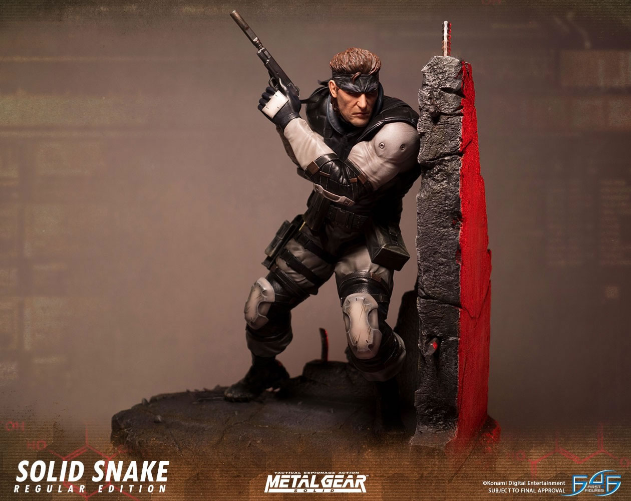 First4Figures dvoile une nouvelle statuette dtaille et imposante de Solid Snake