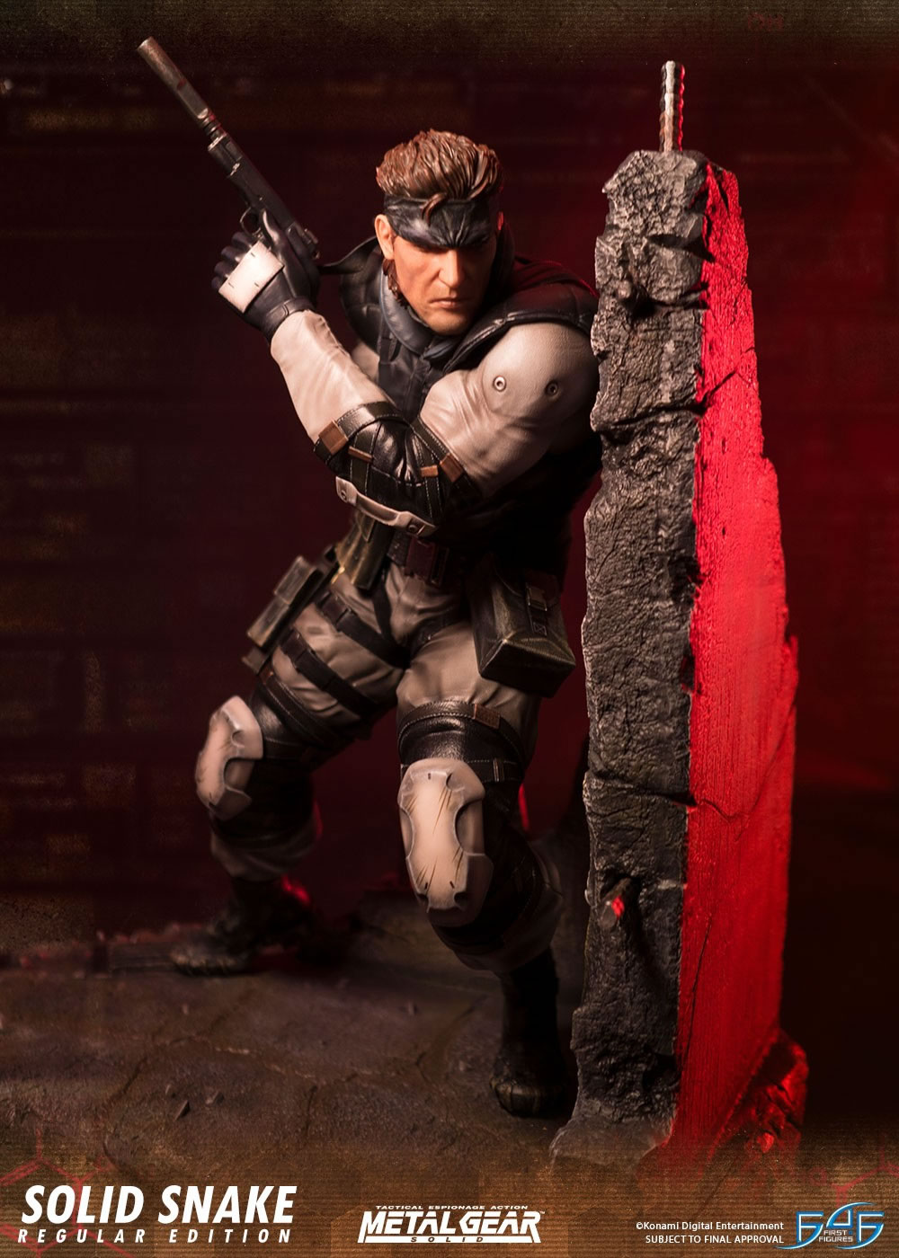 First4Figures dvoile une nouvelle statuette dtaille et imposante de Solid Snake