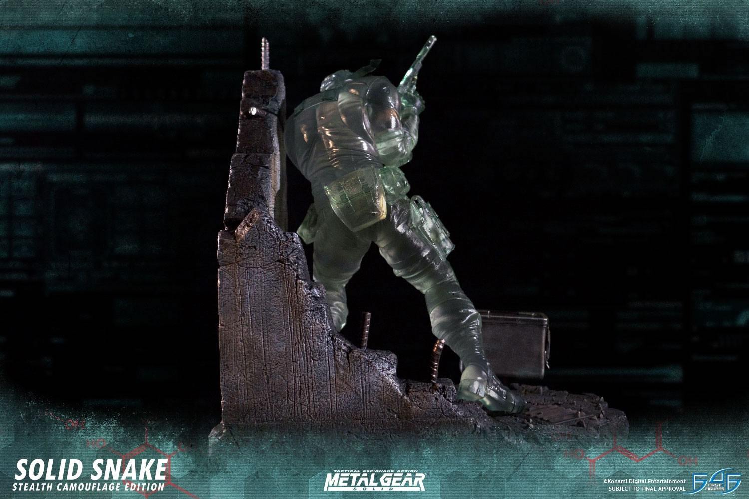 First4Figures dvoile une nouvelle statuette dtaille et imposante de Solid Snake