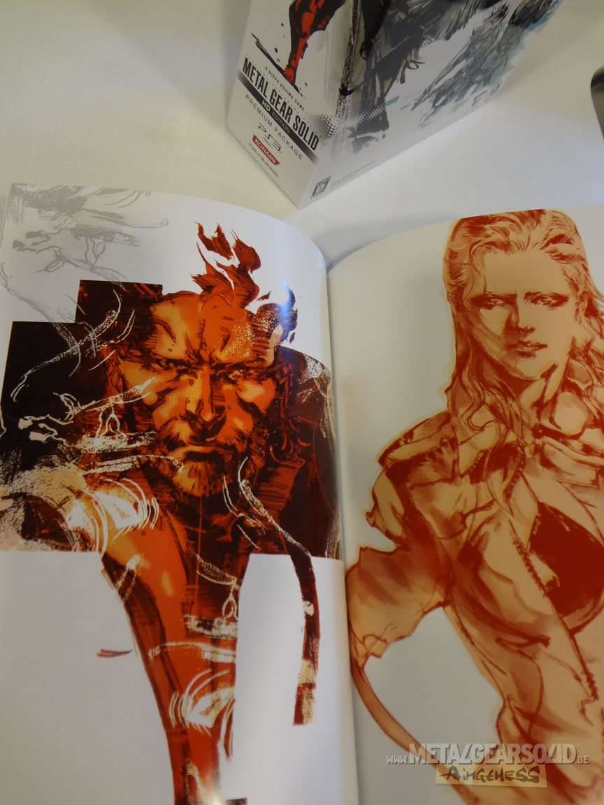 Photos de l'artbook The Art of Metal Gear Solid The Original Trilogy