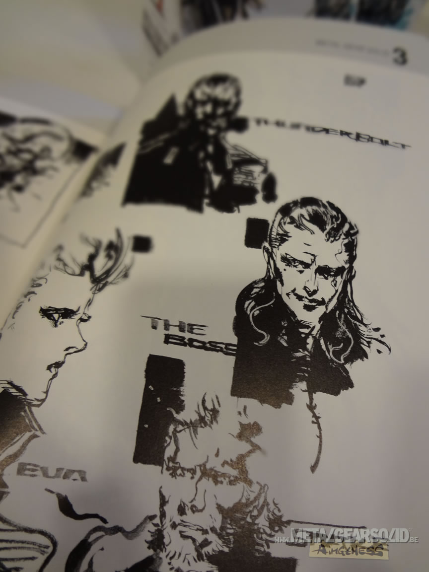 Photos de l'artbook The Art of Metal Gear Solid The Original Trilogy