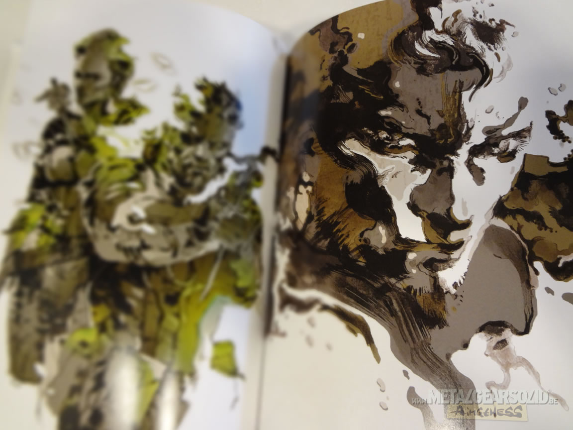 Photos de l'artbook The Art of Metal Gear Solid The Original Trilogy MGS 3