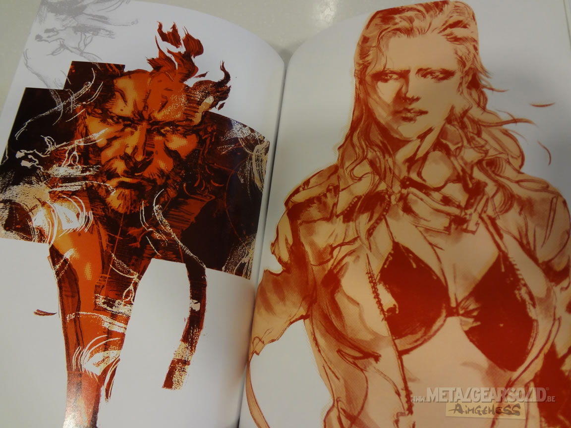 Photos de l'artbook The Art of Metal Gear Solid The Original Trilogy MGS 3