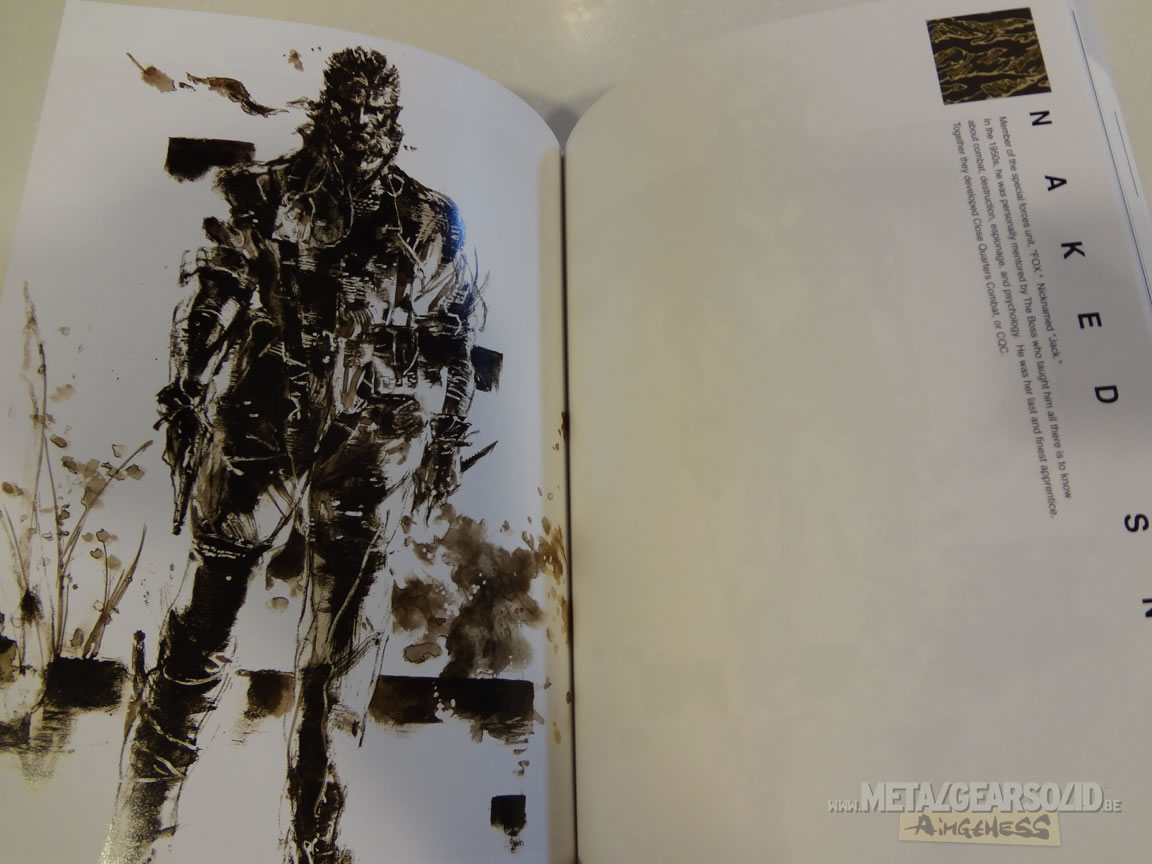 Photos de l'artbook The Art of Metal Gear Solid The Original Trilogy MGS 3