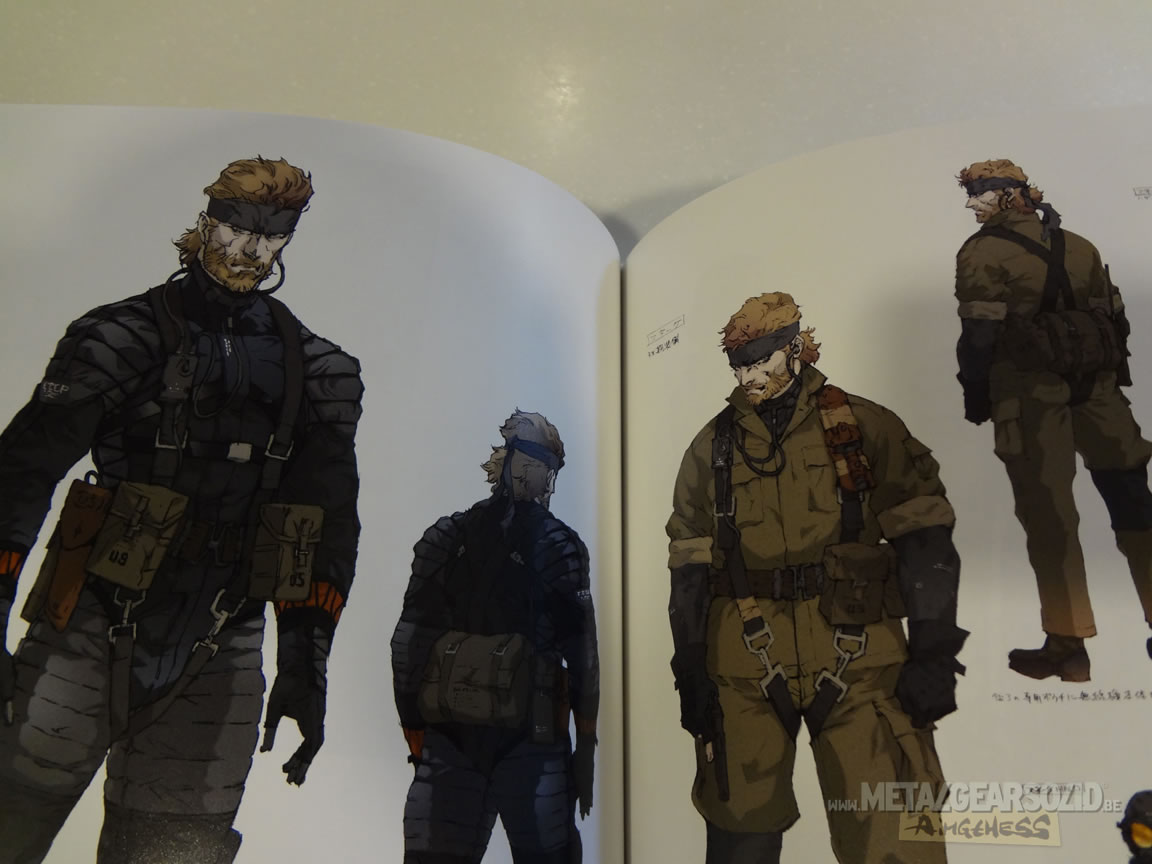 Photos de l'artbook The Art of Metal Gear Solid The Original Trilogy MGS 3