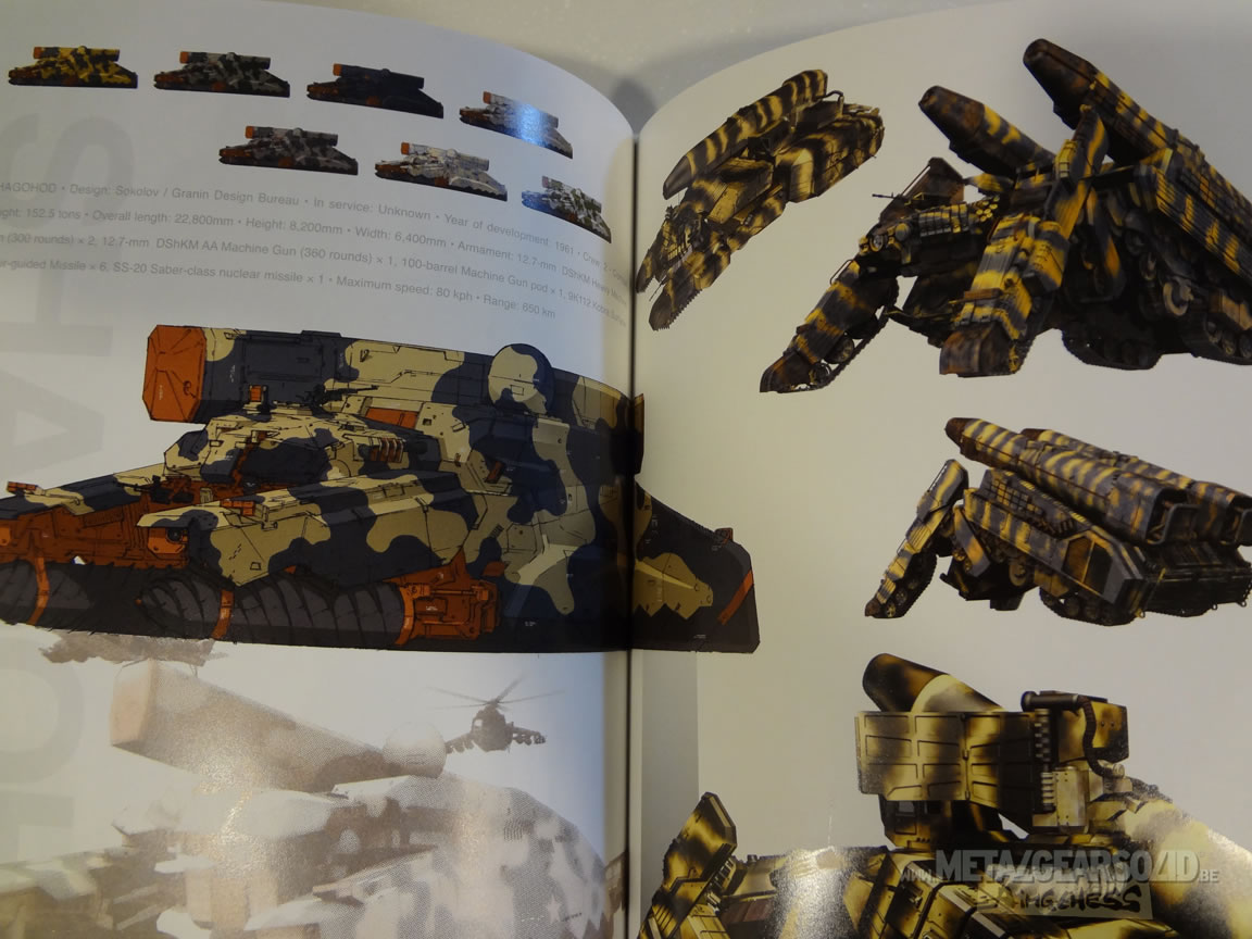 Photos de l'artbook The Art of Metal Gear Solid The Original Trilogy MGS 3