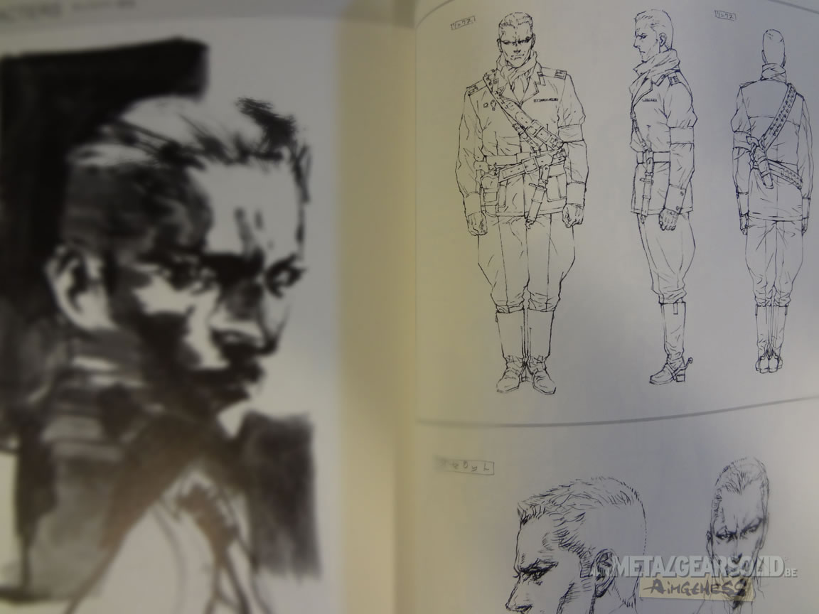 Photos de l'artbook The Art of Metal Gear Solid The Original Trilogy MGS 3