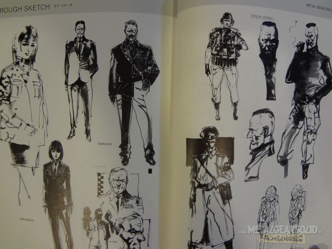 Photos de l'artbook The Art of Metal Gear Solid The Original Trilogy MGS 3