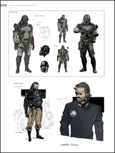 Gros plan sur l'artbook The Art of Metal Gear Solid V