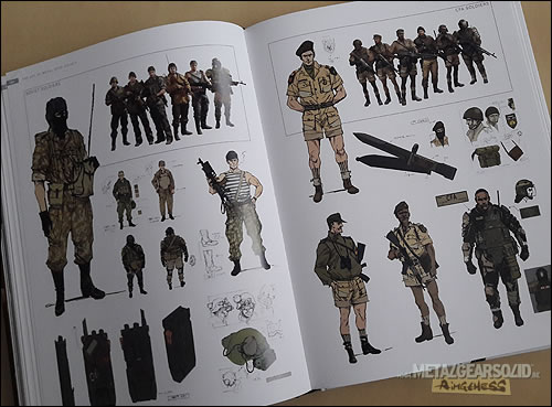 Gros plan sur l'artbook The Art of Metal Gear Solid V