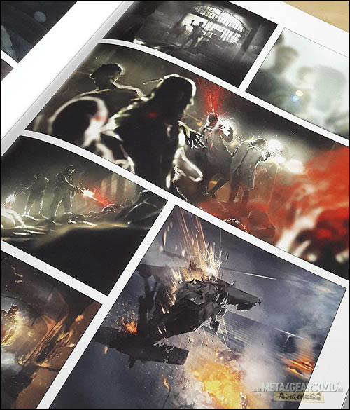 Gros plan sur l'artbook The Art of Metal Gear Solid V