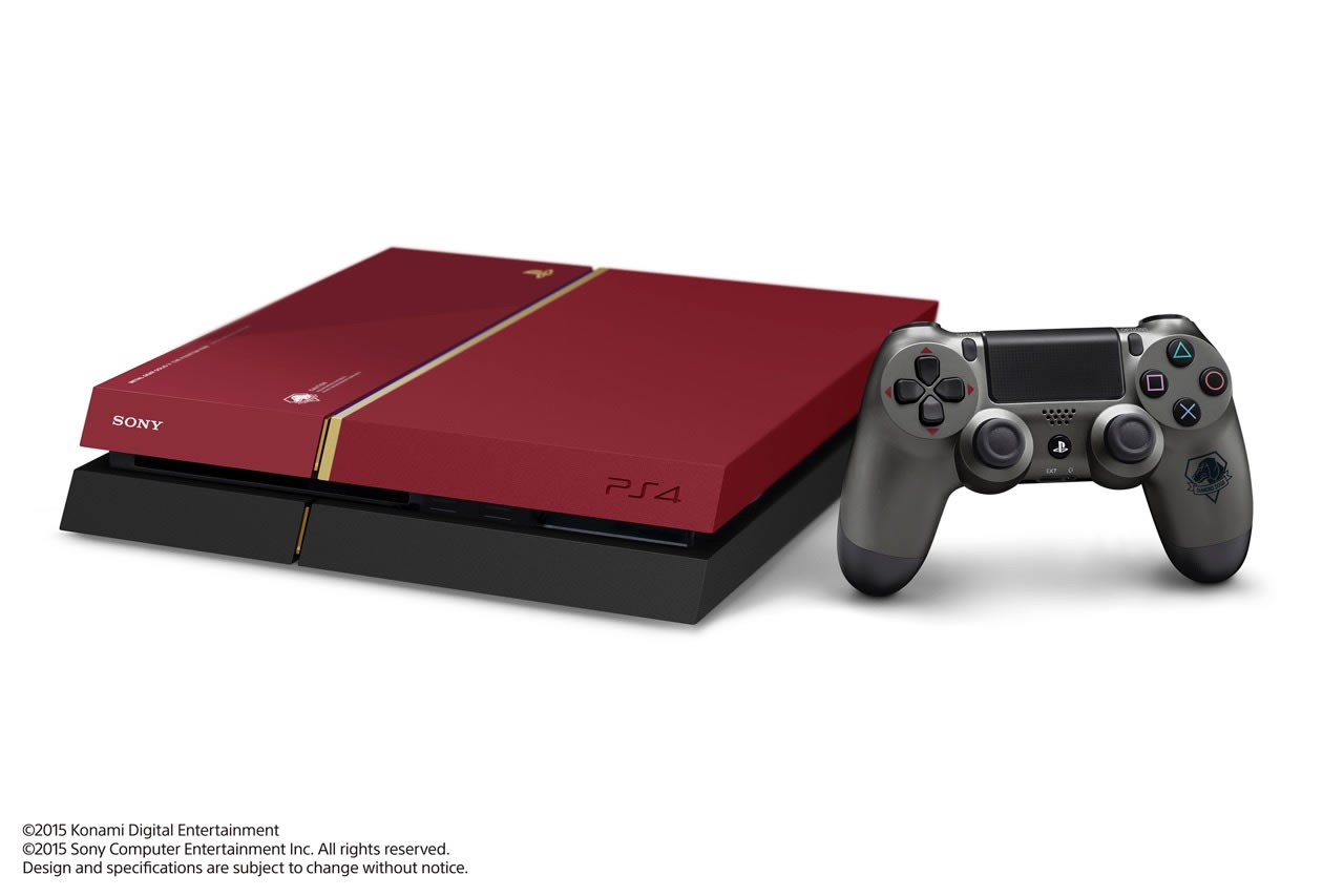 Une PlayStation 4 aux couleurs de Metal Gear Solid V : The Phantom Pain