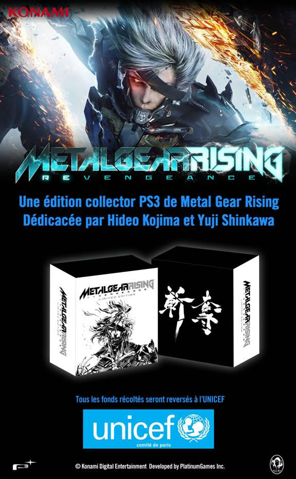 Metal Gear Rising Revengeance Une vente aux enchres pour lUnicef