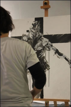 Yoji Shinkawa peint un Solid Snake britannique Londres